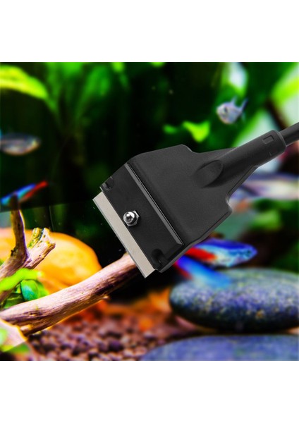 No.1 Tarzı 304 Paslanmaz Çelik Akvaryum Balık Tankı Yosun Temizleyici Bıçak Sucul Bitki Ot Temizleme Çoklu Araç Kiti Seti (Yurt Dışından) modelleri