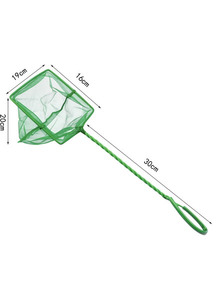 D Stili 1 Adet Yeşil Akvaryum Balık Tankı Kare Karides Küçük Beta Balık Ağı 3-10 6 Boyut (Yurt Dışından)