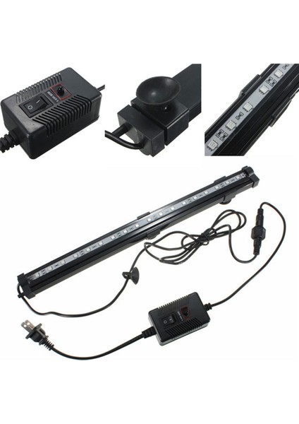 48CM Uzunluk Stili Akvaryum LED Aydınlatma 48CM Rgb LED Tüp Su Geçirmez IP68 Daldırma Renkli Hava Kabarcıklı Mercan Bitkiler Büyüme Lambası Balık Tankı Uzaktan Kumanda (Yurt Dışından) fırsatları