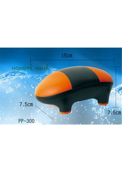 Pp 300 Stili S Beden 1 Parça Atman Balık Tankı Oksijen Pompası Aeratör Ultra Sessiz Hava Pompası Akvaryum Oksijen Pompası Oksijen Ekipmanı Pp (Yurt Dışından)