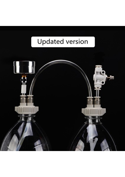 Güncellenmiş Sürüm Stili Akvaryum Malzemesi Co2 Valf Difüzörü Su Otlatma Karbondioksit Jeneratör Kiti - Basınçlı Hava Akış Cihazı ile Fish Tank Için Ev Yapımı Co2 Üretici (Yurt Dışından)