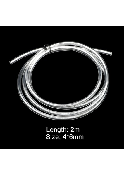 2m Tarzı 4X6MM Akvaryum Co2 Boru Hortumu Balık Tankı Bitki Co2 Jeneratör Regülatör Reaktör Sistemi Kiti Set Aksesuarları Pu 4* (Yurt Dışından)