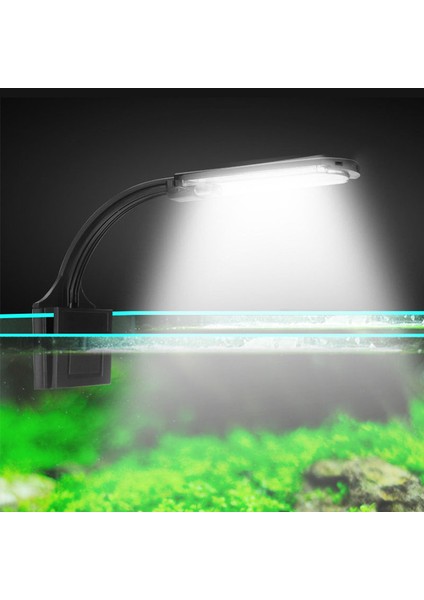 U-128B Beyaz Stil Akvaryum Klip Işık Çim Tankı Su LED Aydınlatma Mini Kaplumbağa Silindir Işık LED Tam Spektrum Balık Tankı Su Çim LED Lamba (Yurt Dışından) fırsatları