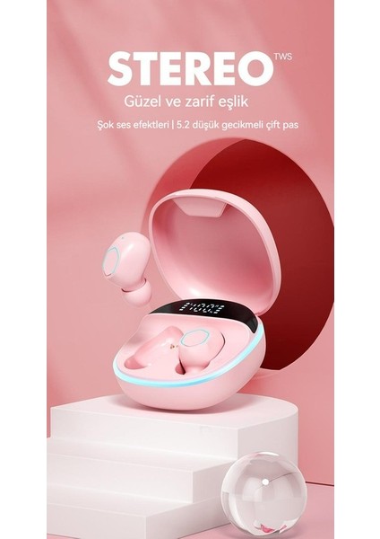 Yüksek Değerli Kablosuz Bluetooth Kulaklık Tws Kulak Içi Kulaklık Akıllı Cnc Dijital Ekranlı Kulaklık (Yurt Dışından)
