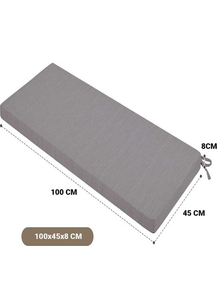 Coton Kumaş Uzun Koltuk Minderi Iç ve Dış Mekan Güneş Dayanıklı Bank & Sandalye MINDERI100-45-8 cm modelleri