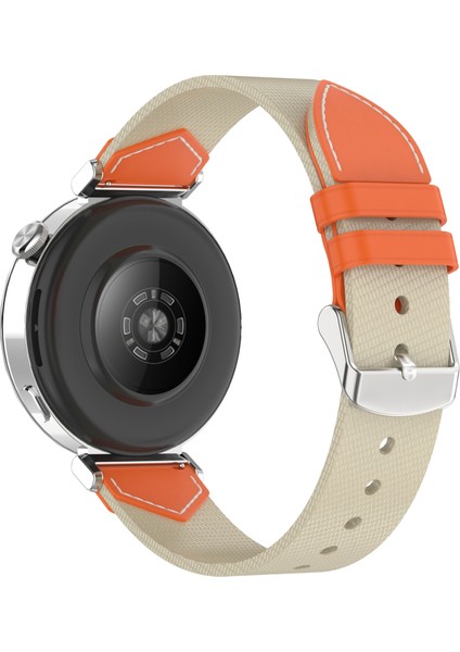 Huawei Watch Gt 5 41MM Için Naylon Deri Hibrit Dokuma Kayış (Yurt Dışından) fiyatları