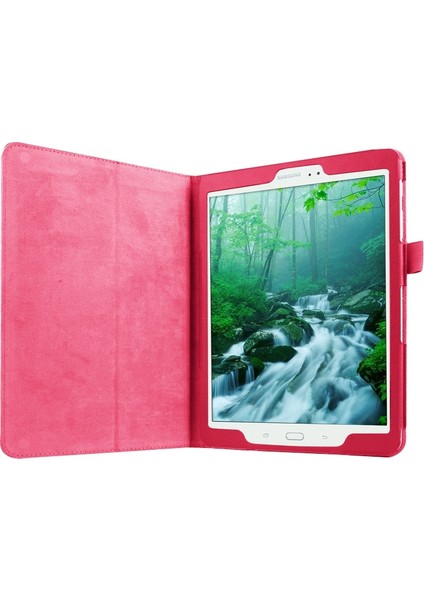 Galaxy Tab S2 9.7 / T815 Için Litchi Texture Akıllı Pu Kılıf (Yurt Dışından) fırsatları