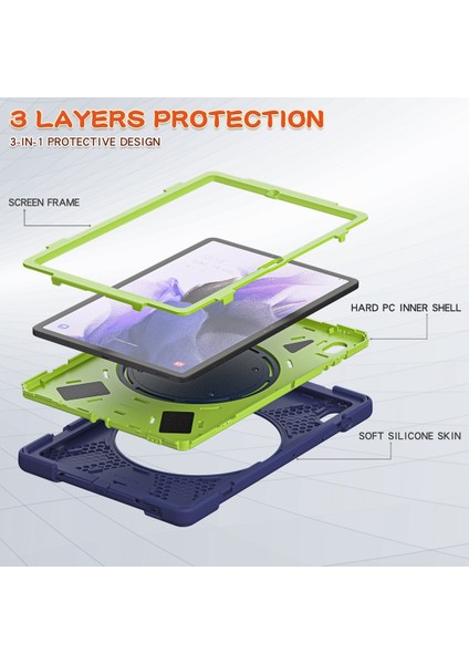 Samsung Galaxy Tab S7 Fe T730 Için (Yurt Dışından)