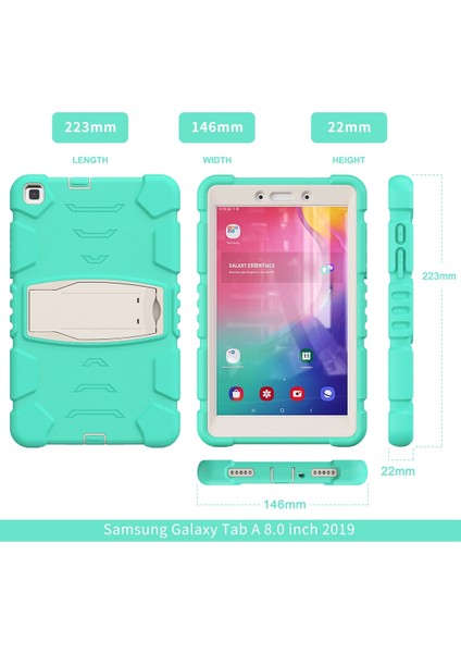 Samsung Galaxy Tab A8.0 2019 T290 Için Pc + Silikon Kılıf (Yurt Dışından) fırsatları