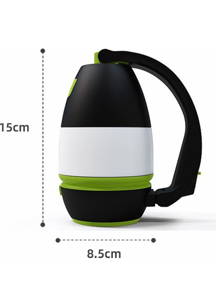 3'ü 1 Arada Çok Işlevli LED Kamp Işıkları USB Şarj Edilebilir Acil Durum El Feneri Iç Mekan Masa Lambası Dış Mekan Kamp Işıkları (Yurt Dışından) modelleri