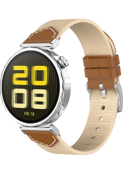 Huawei Watch Gt 5 41MM / Gt 5 Pro 42MM Için Naylon Denim Kayış (Yurt Dışından)