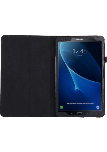 Galaxy Tab A 10.1 / T580 Için Litchi Dokulu Pu Kılıf (Yurt Dışından)
