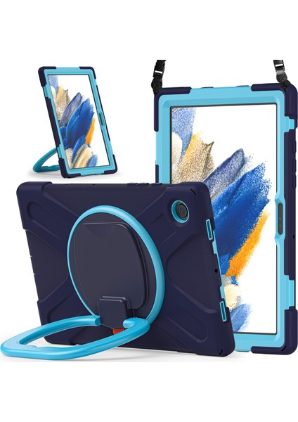 Samsung Galaxy Tab A8 10.5 2021 Için Silikon + Pc Tablet Kılıfı (Yurt Dışından)