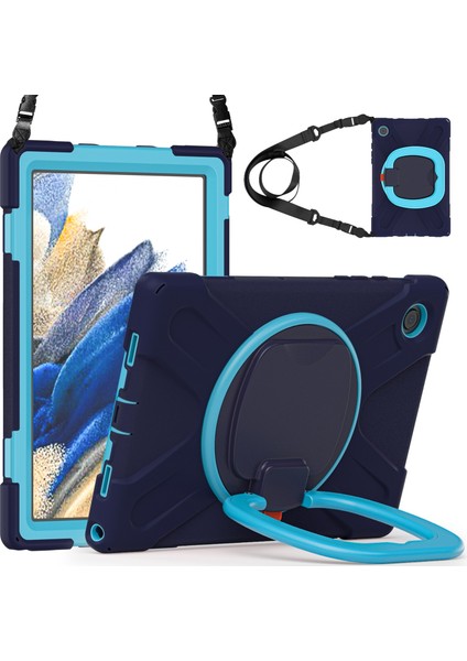Samsung Galaxy Tab A8 10.5 2021 Için Silikon + Pc Tablet Kılıfı (Yurt Dışından)