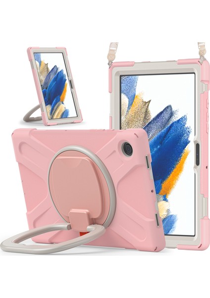 Samsung Galaxy Tab A8 10.5 2021 Için Silikon + Pc Tablet Kılıfı (Yurt Dışından)