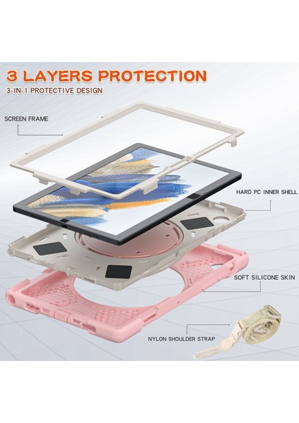 Samsung Galaxy Tab A8 10.5 2021 Için Silikon + Pc Tablet Kılıfı (Yurt Dışından) indirimleri