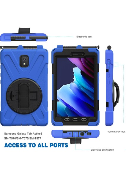 Samsung Galaxy Tab Aktif 3 T570 / T575 8.0 Için Kılıf (Yurt Dışından) modelleri