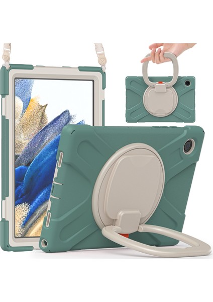 Samsung Galaxy Tab A8 10.5 2021 Için Silikon + Pc Tablet Kılıfı (Yurt Dışından)