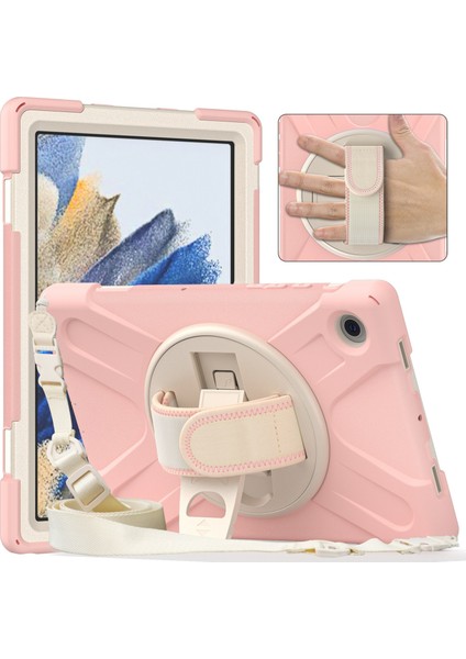 Samsung Galaxy Tab A8 10.5 2021 Için Silikon + Pc Tablet Kılıfı (Yurt Dışından)