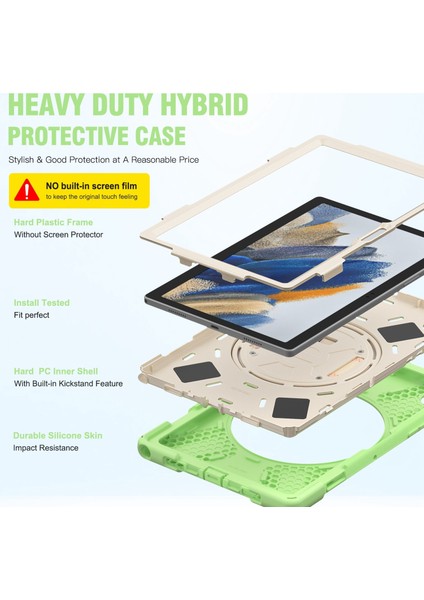 Samsung Galaxy Tab A8 10.5 2021 Için Silikon + Pc Tablet Kılıfı (Yurt Dışından) indirimleri