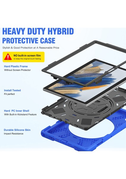Samsung Galaxy Tab A8 10.5 2021 Için Silikon + Pc Tablet Kılıfı (Yurt Dışından) indirimleri