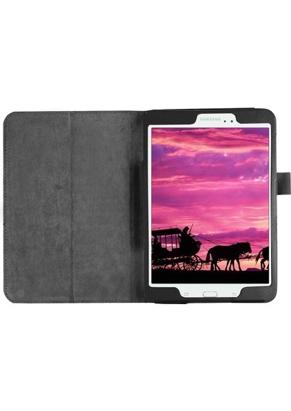 Galaxy Tab S2 8.0 / T715 Için Litchi Dokulu Deri Kılıf (Yurt Dışından) fırsatları