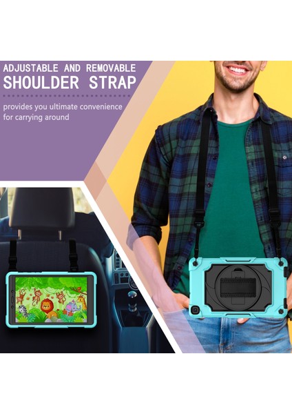 Samsung Tab A 8.0 (2019)/T290 Için Silikon+Pc Kılıfı (Yurt Dışından) indirimleri