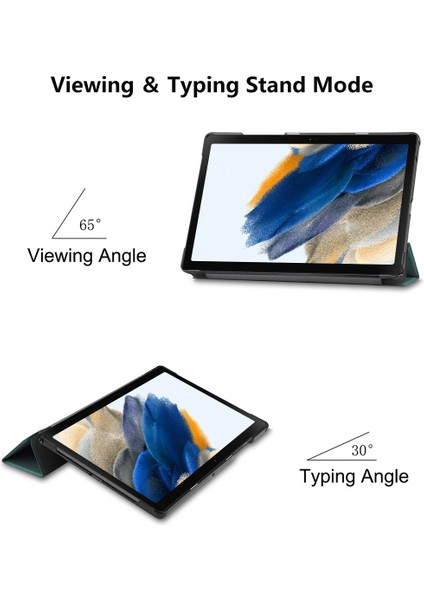 Samsung Galaxy Tab A8 10.5 2021 Için Pu Deri Kılıf (Yurt Dışından)
