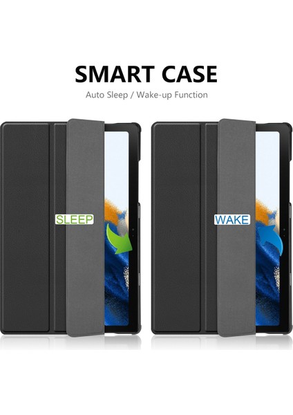Samsung Galaxy Tab A8 10.5 2021 Için Pu Deri Kılıf (Yurt Dışından)