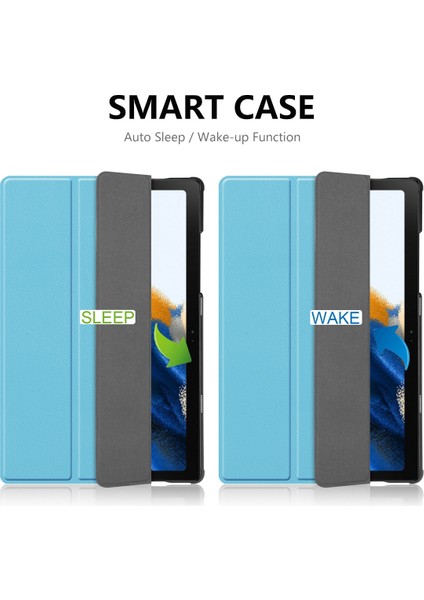 Samsung Galaxy Tab A8 10.5 2021 Için Pu Deri Kılıf (Yurt Dışından)