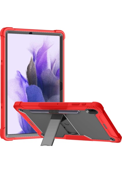 Samsung Galaxy Tab S7 Fe Için Silikon + Pc Kılıfı (Yurt Dışından)