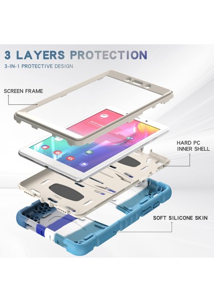 Samsung Galaxy Tab A8.0 2019 T290 Için Pc + Silikon Kılıf (Yurt Dışından) indirimleri