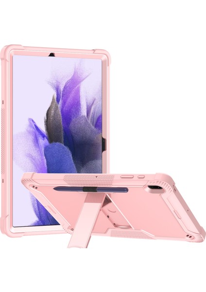 Samsung Galaxy Tab S7 Fe Için Silikon + Pc Kılıfı (Yurt Dışından)