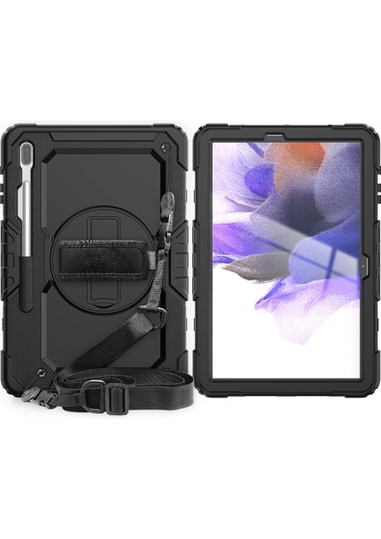 Silikon + Pc Kılıfı Samsung Galaxy Tab S7 Fe 12.4 Inç 2021 SM-T730 / SM-T736B (Yurt Dışından)