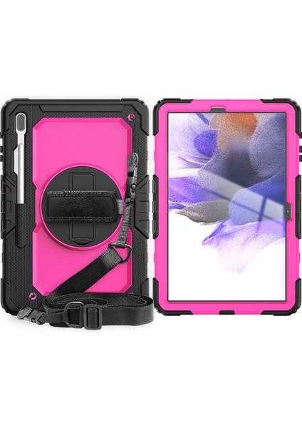 Silikon + Pc Kılıfı Samsung Galaxy Tab S7 Fe 12.4 Inç 2021 SM-T730 / SM-T736B (Yurt Dışından)