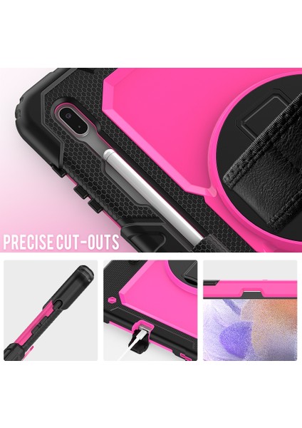 Silikon + Pc Kılıfı Samsung Galaxy Tab S7 Fe 12.4 Inç 2021 SM-T730 / SM-T736B (Yurt Dışından) modelleri