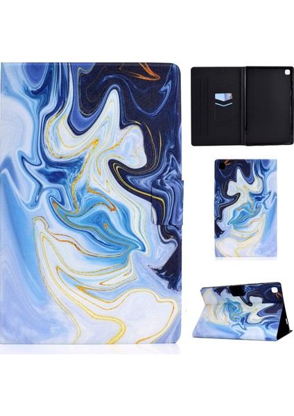 Samsung Galaxy Tab A7 (2020) T500 Için Renkli Çizim Kılıfı (Yurt Dışından)