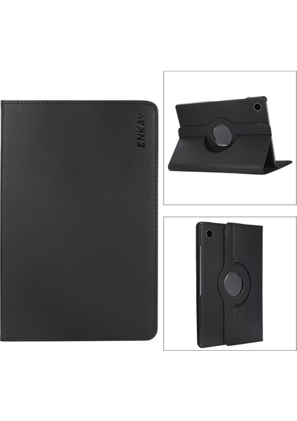 Samsung Galaxy Tab A8 10.5 2021 Için Deri Akıllı Kılıf (Yurt Dışından)