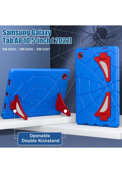 Samsung Galaxy Tab A8 10.5 2021 Için Silikon + Pc Tablet Kılıfı (Yurt Dışından)
