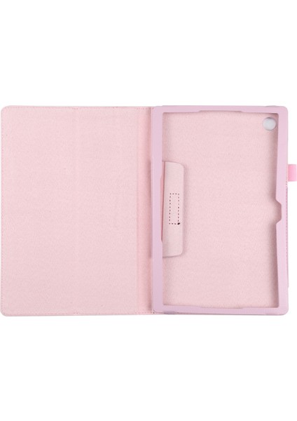 Samsung Galaxy Tab A8 10.5 2021 Için Litchi Texture Kılıf (Yurt Dışından)