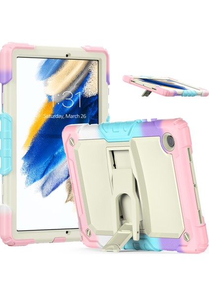 Samsung Galaxy Tab A8 10.5 2021 Için Silikon + Pc Tablet Kılıfı (Yurt Dışından)