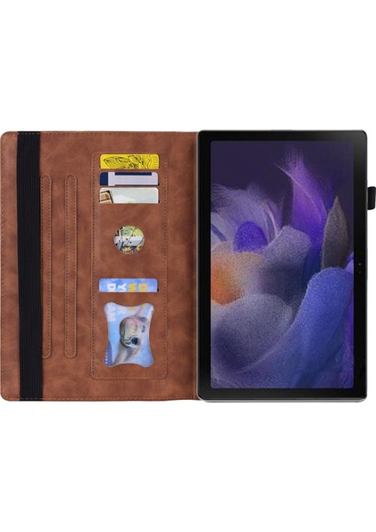 Samsung Galaxy Tab A8 10.5 2021 Için Deri Tablet Kılıfı (Yurt Dışından)
