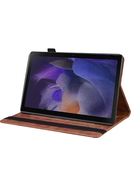 Samsung Galaxy Tab A8 10.5 2021 Için Deri Tablet Kılıfı (Yurt Dışından)