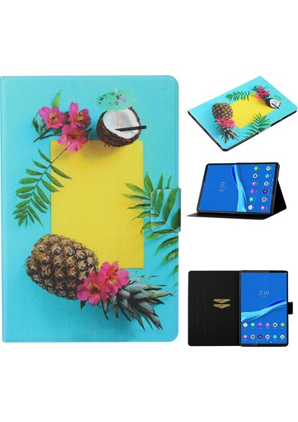 Samsung Galaxy Tab A8 10.5 2021 Için Deri Tablet Kılıfı (Yurt Dışından)