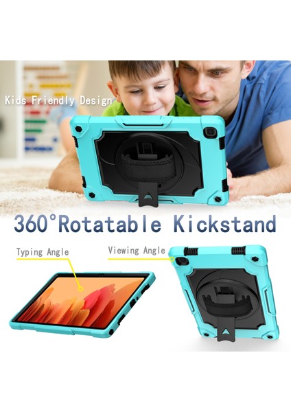 Samsung Galaxy Tab A7 10.4 (2020)/T500 Için Silikon+Pc Kılıfı (Yurt Dışından)