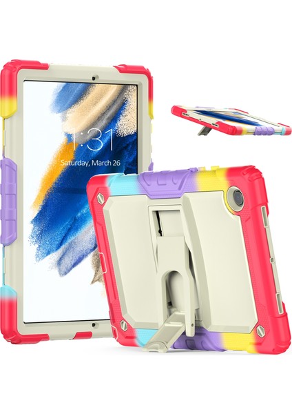 Samsung Galaxy Tab A8 10.5 2021 Için Silikon + Pc Tablet Kılıfı (Yurt Dışından)