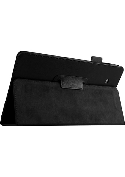 Galaxy Tab E 9.6 / T560 / T561 Için Litchi Dokulu Pu Kılıf (Yurt Dışından)