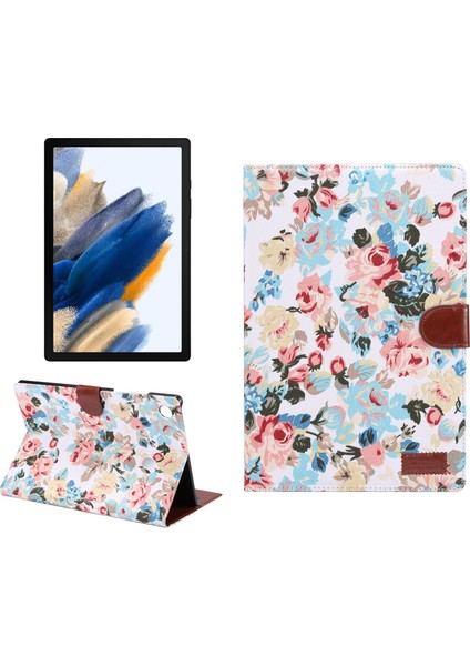 Samsung Galaxy Tab A8 10.5 2021 X200 / X205 Için Deri Kılıf (Yurt Dışından)