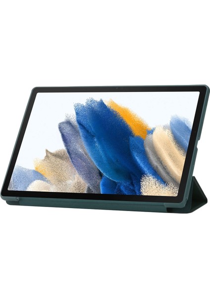Samsung Galaxy Tab A8 10.5 2021 Için Üç Katlı Deri Kılıf (Yurt Dışından)