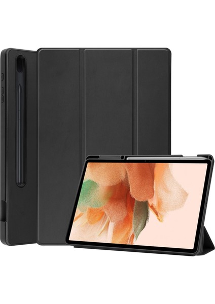 Samsung Galaxy Tab S7 Lite T730 / T735 / Tab S7 Fe T736 Için Tpu + Pu Kılıf (Yurt Dışından)